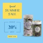 باقة صحية — بذور الشيا 200 جم ودقيق جوز الهند 300 جم