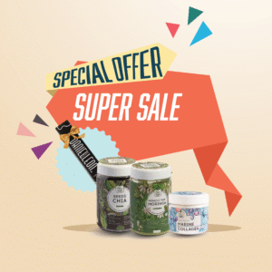 Biohayah Vital Boost Pack (Chia 200g - Collagen 75g - Moringa 100g)+tester perfume 10ml (gift)