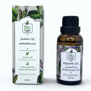 Biohayah Sesame Oil 30ml – 100% Pure Cold Pressed | Skin & Hair Nourishment | Natural Beauty Oil