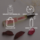 Daniel Leon, inspired perfume by Mademoiselle, Elegant Floral Perfume for Women with Orange & Patchouli tester, 10 ml