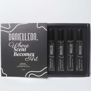 Daniel Leon Premium Perfume Package Inspired Fragrance Testers Lacoste White, Sauvage, Burberry-Her & Gucci-Bloom - Scents for Men & Women
